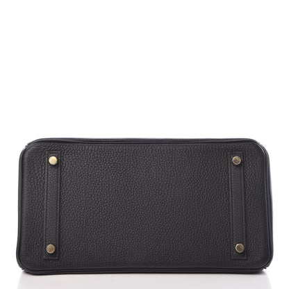 Hermes Togo Birkin 30 Black 6 of 33