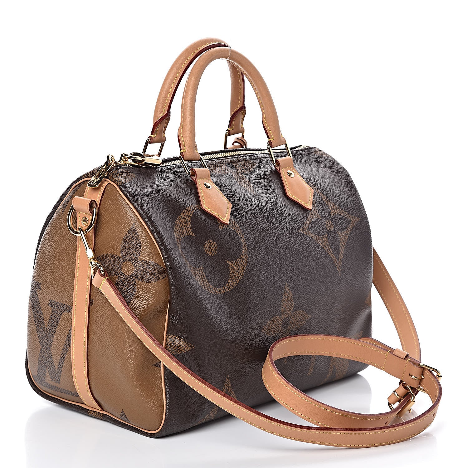 Louis Vuitton Reverse Monogram Giant Speedy Bandouliere 30 3 of 10