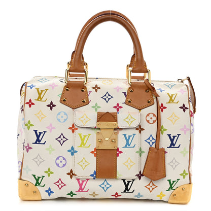 Louis Vuitton LOUIS VUITTON Monogram Multicolor Speedy 30 White 1 of 8
