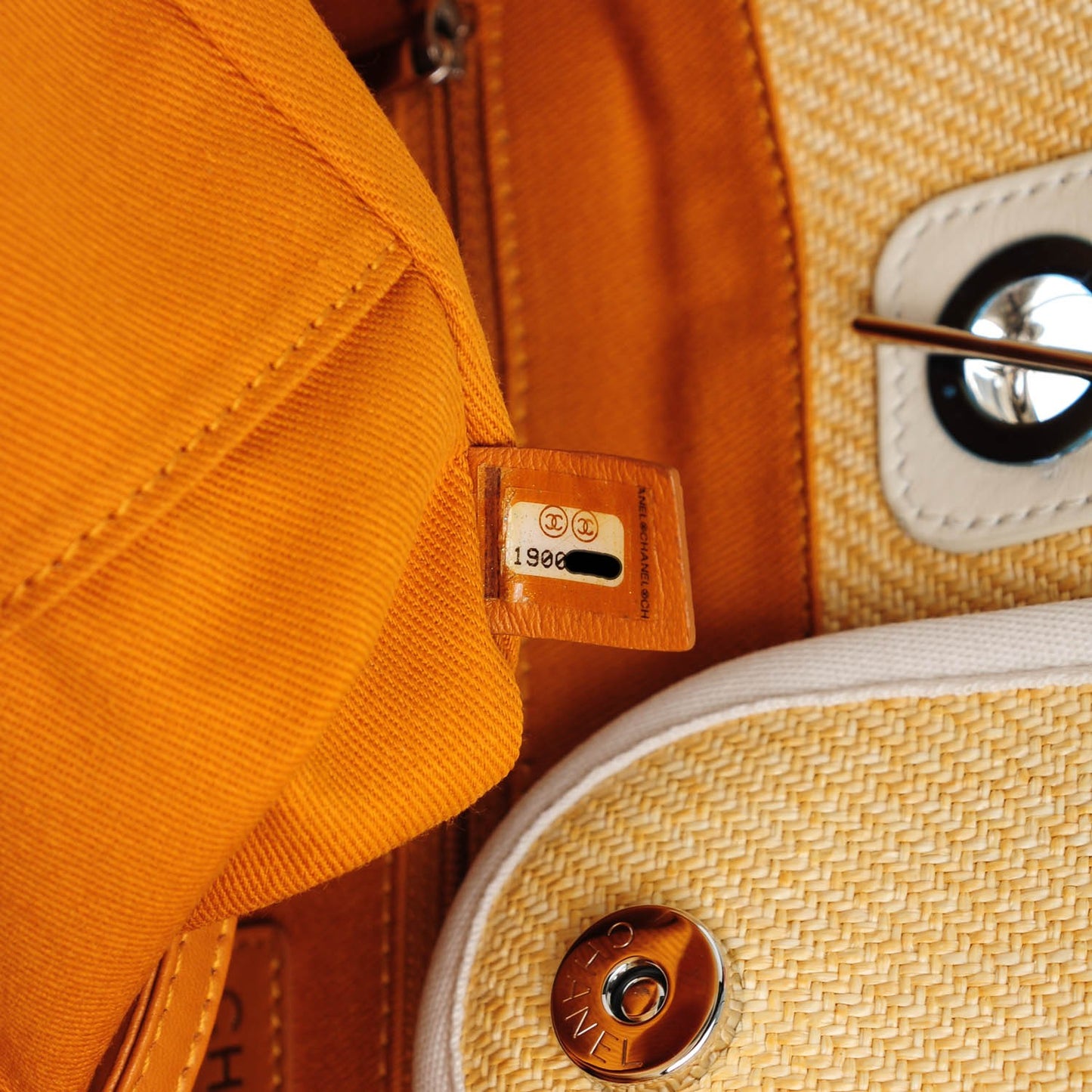 Woven Straw Raffia Large Deauville Tote Yellow