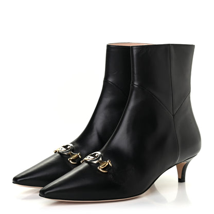 Gucci Nappa Zumi Mid Ankle Boots 37.5 Black 3 of 8
