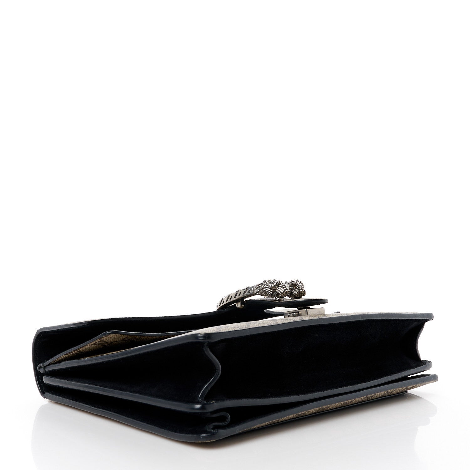 Gucci GG Supreme Monogram Medium Dionysus Shoulder Bag Black 4 of 16