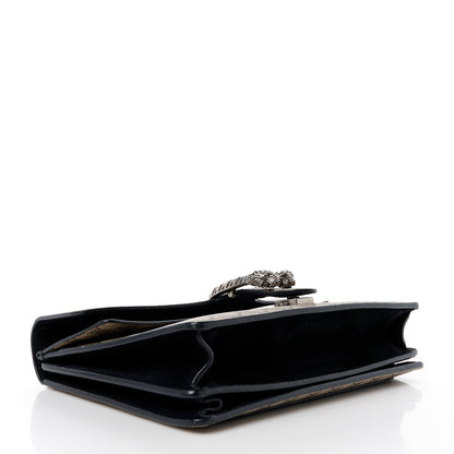 Gucci GG Supreme Monogram Medium Dionysus Shoulder Bag Black 4 of 16
