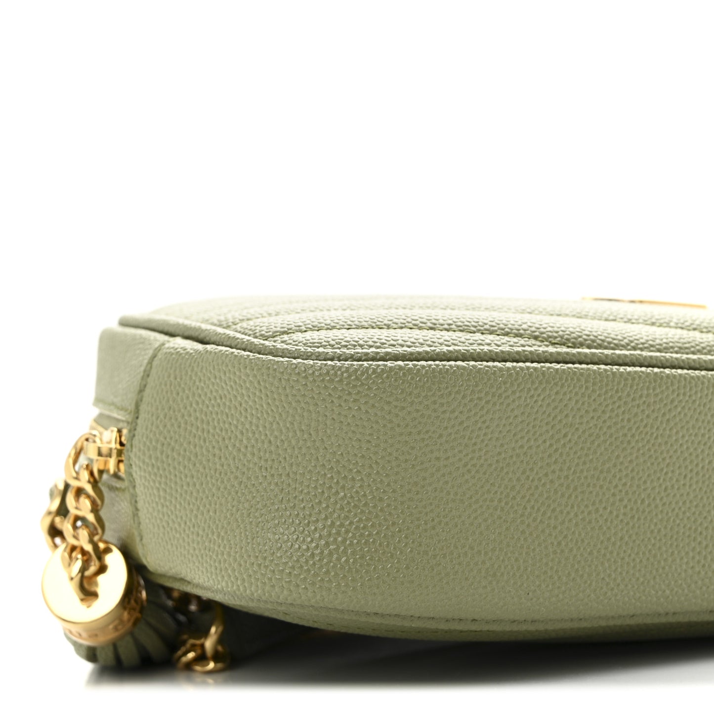 Grain De Poudre Matelasse Monogram Mini Lou Camera Bag Pistachio