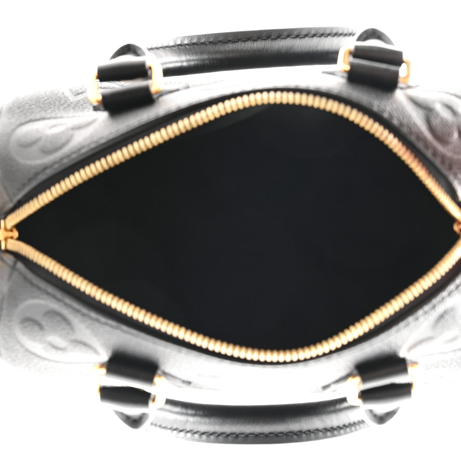 Louis Vuitton Empreinte Monogram Giant Speedy Bandouliere 20 Black 5 of 10