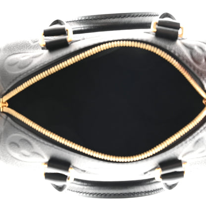 Louis Vuitton Empreinte Monogram Giant Speedy Bandouliere 20 Black 5 of 10