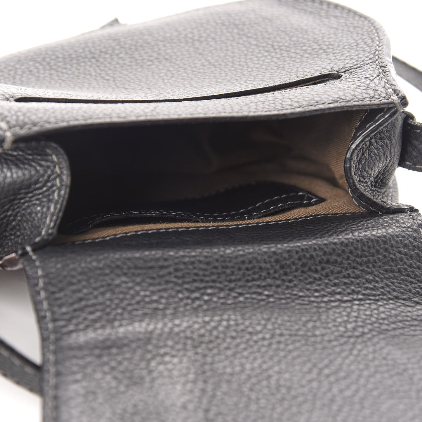 Calfskin Mini Marcie Round Crossbody Bag Black