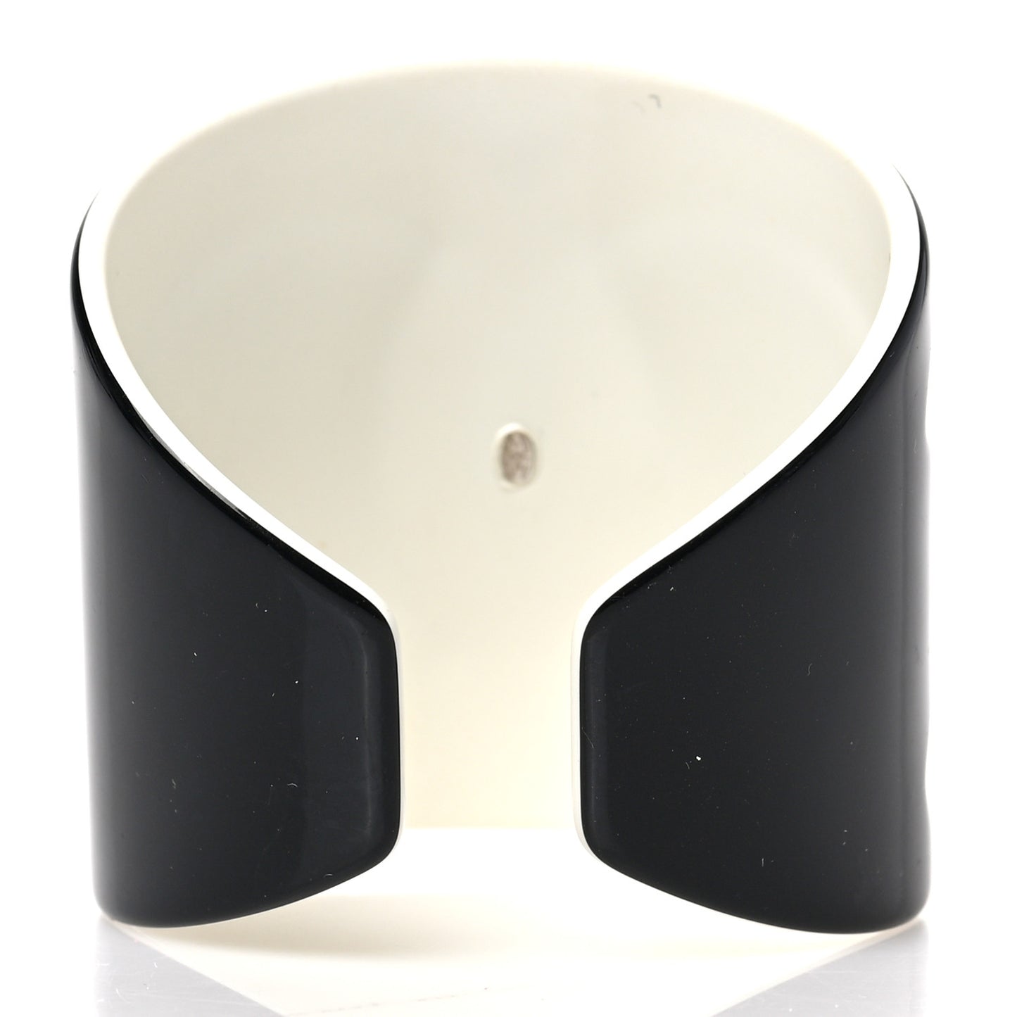 Resin CC Wide Cuff Black White