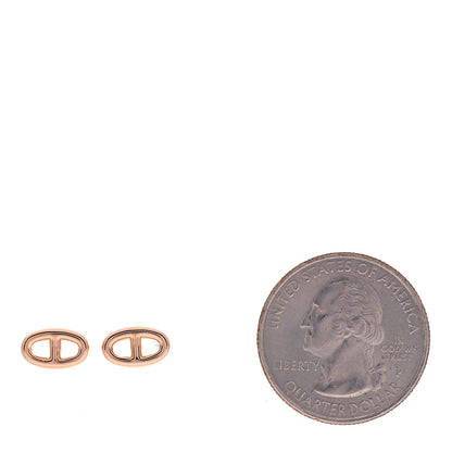 Hermes 18K Rose Gold TPM Farandole Stud Earrings 2 of 6