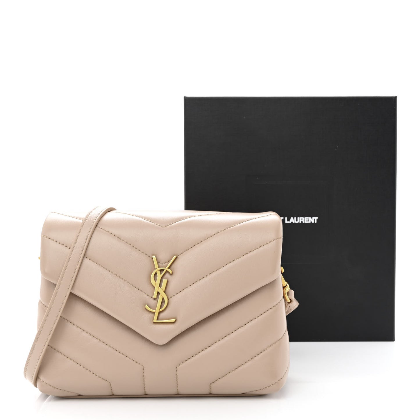 Calfskin Y Quilted Monogram Toy Loulou Crossbody Bag Marble Pink
