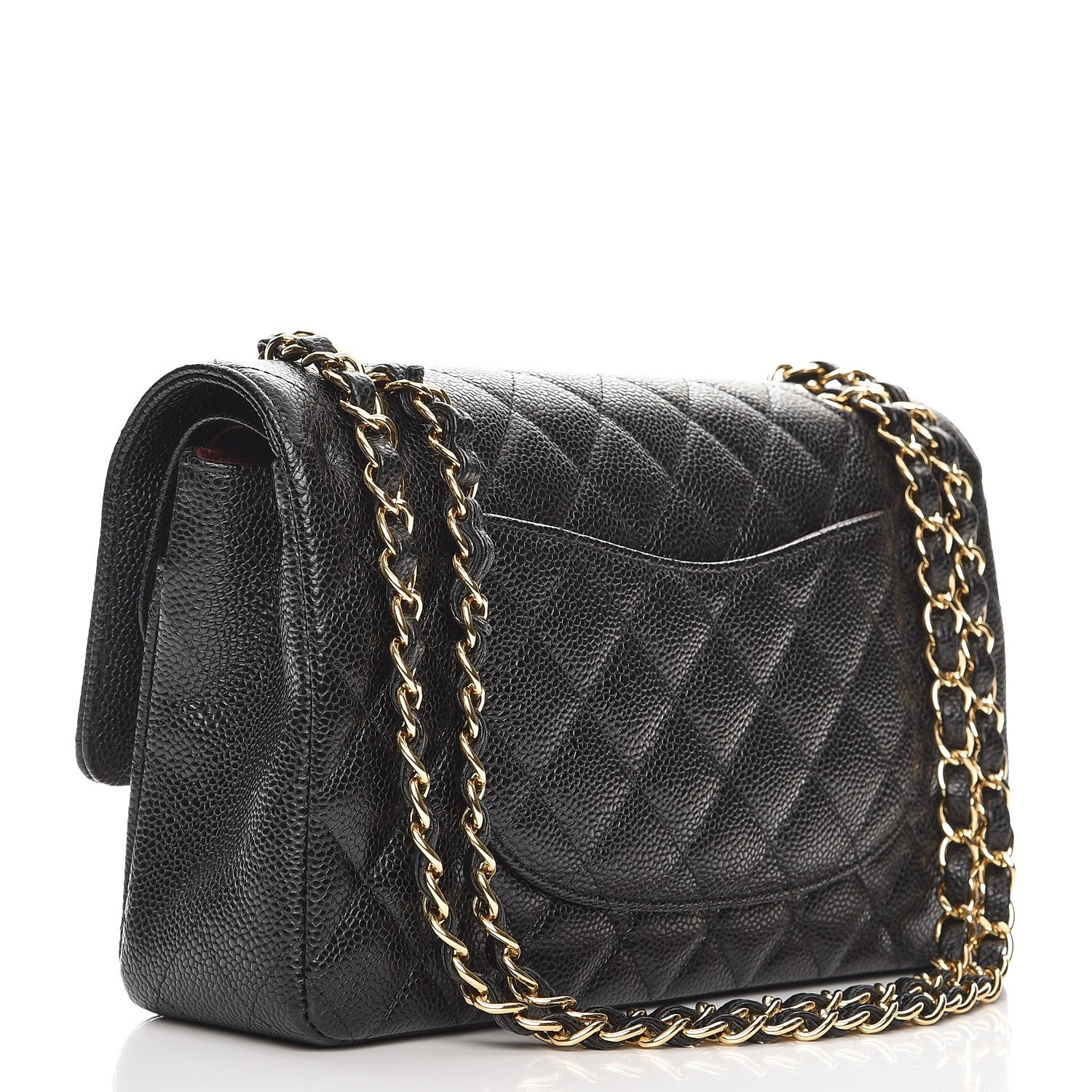 Chanel Caviar Quilted Medium Double Flap Black 4 of 9