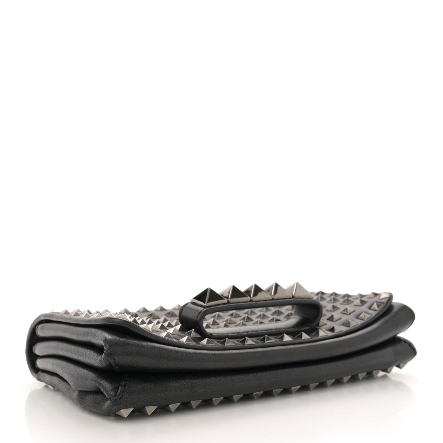 Valentino Garavani Vitello Rockstud All Over Va Va Voom Flap Bag Black 4 of 12