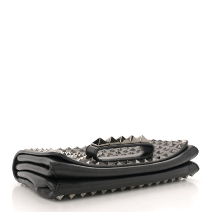 Valentino Garavani Vitello Rockstud All Over Va Va Voom Flap Bag Black 4 of 12