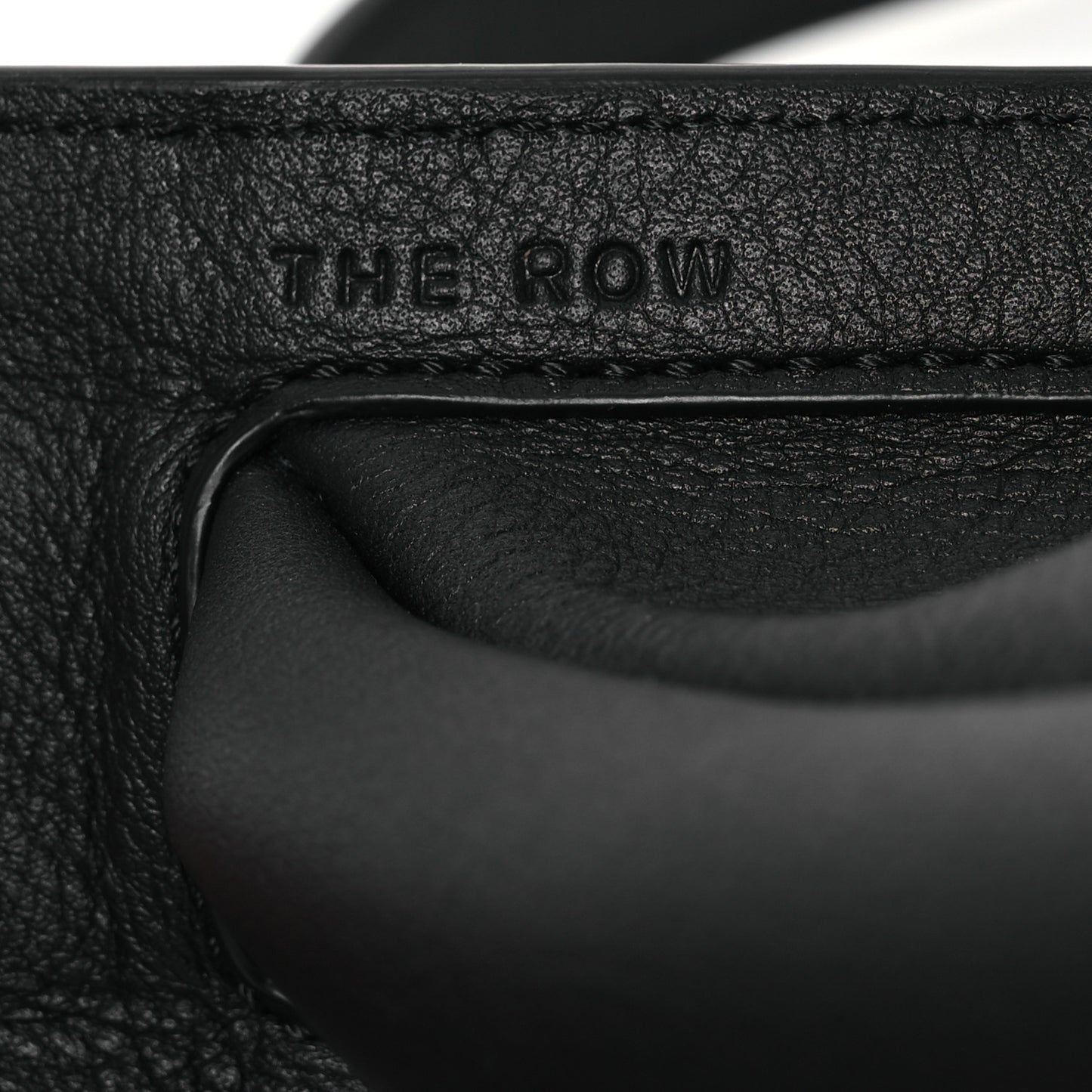 Smooth Calfskin Small Slouchy Banana Bag Black