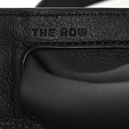 The Row Smooth Calfskin Small Slouchy Banana Bag Black 6 of 11