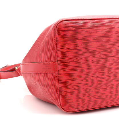 Louis Vuitton Epi Petit Noe Castillan Red 8 of 9