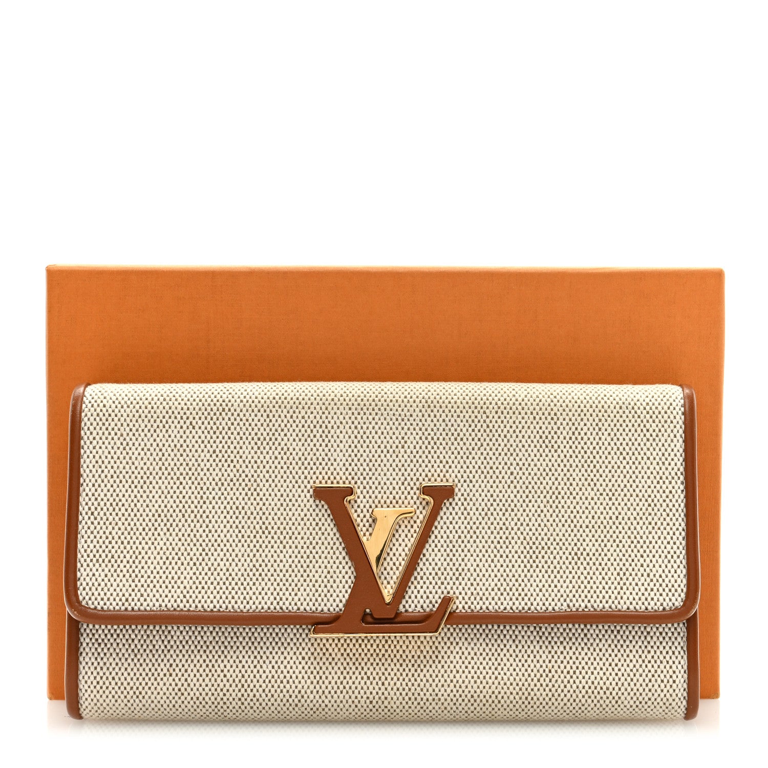 Louis Vuitton Canvas Taurillon Capucines Capucines Wallet Caramel 7 of 7