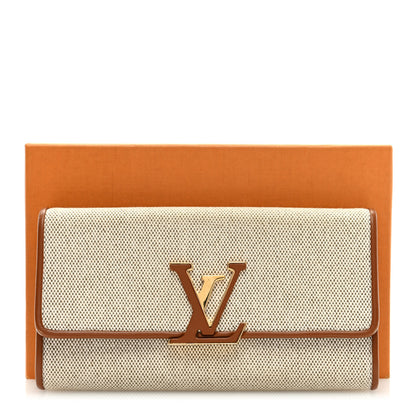 Louis Vuitton Canvas Taurillon Capucines Capucines Wallet Caramel 7 of 7