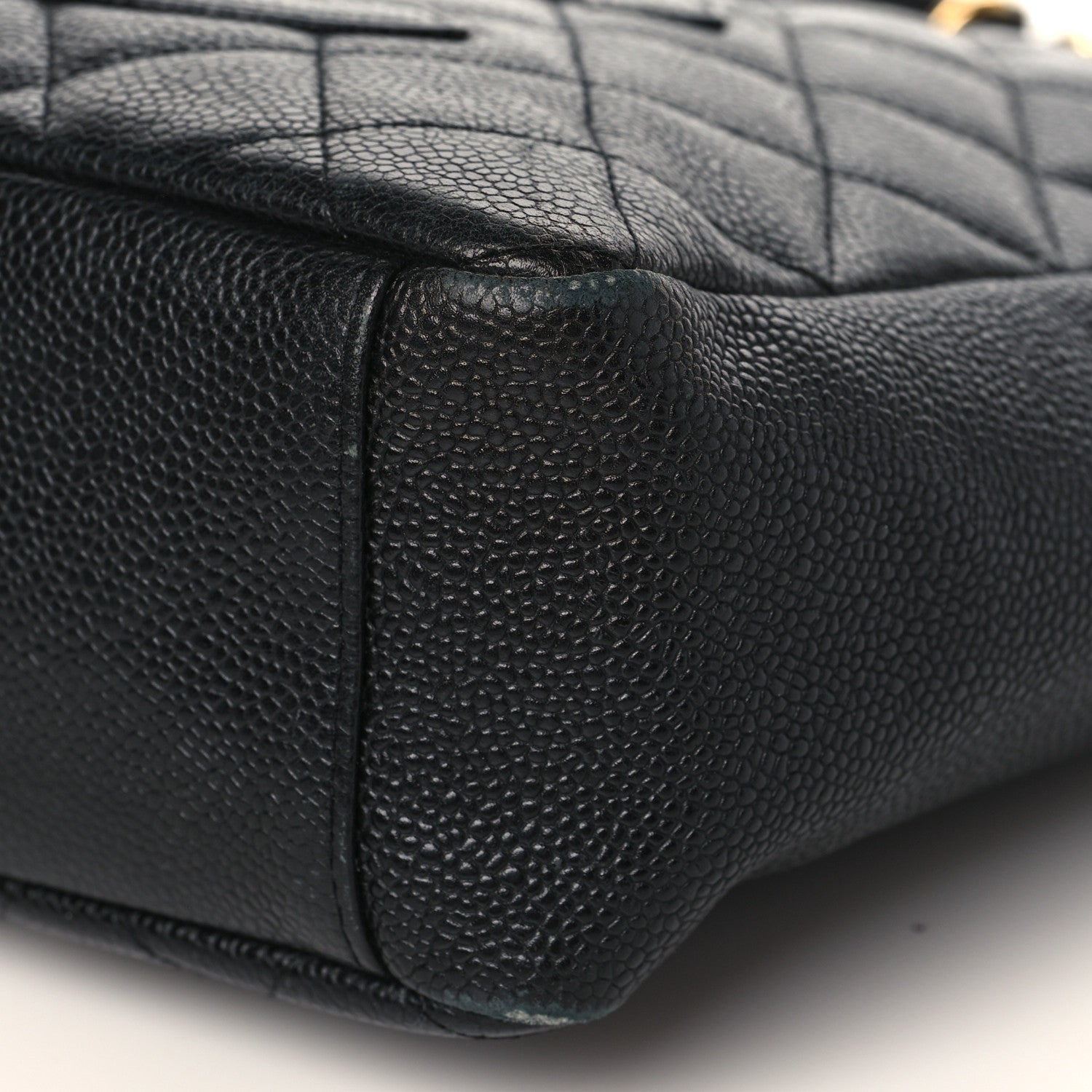 Chanel Caviar Quilted Petit Shopping Tote PST Black 9 of 9