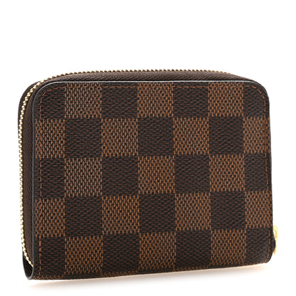 Louis Vuitton Damier Ebene Zippy Coin Purse 3 of 9