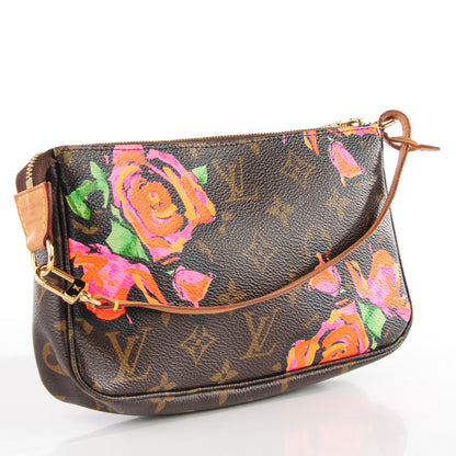 Louis Vuitton Monogram Roses Pochette Accessories 3 of 7