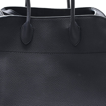 The Row Matte Grained Calfskin Soft Margaux 15 Marine 7 of 9