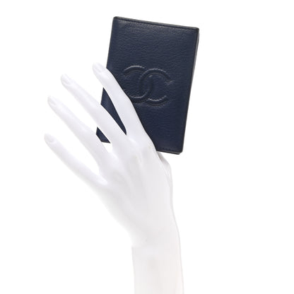 Chanel Lambskin Timeless CC Timeless Card Holder Wallet Navy 2 of 13