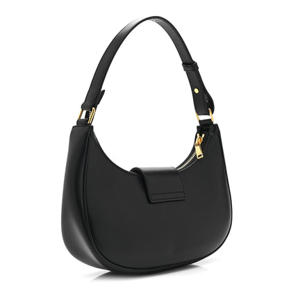 Celine Smooth Calfskin Medium Strap Ava Triomphe Shoulder Bag Black 3 of 10