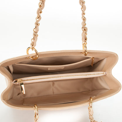 Chanel Caviar Quilted Grand Shopping Tote GST Beige Clair 5 of 7