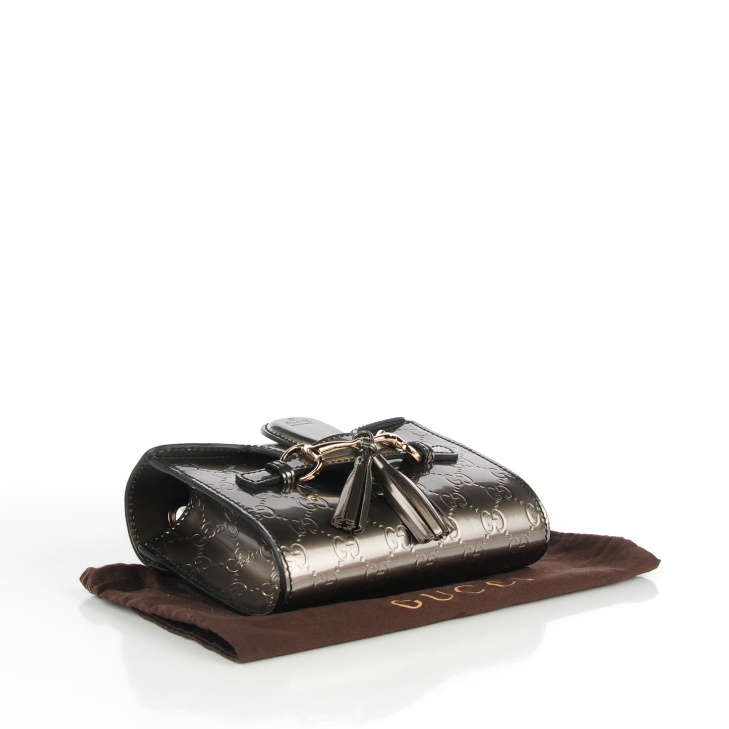 Shine Guccissima Mini Emily Chain Shoulder Bag Sasso