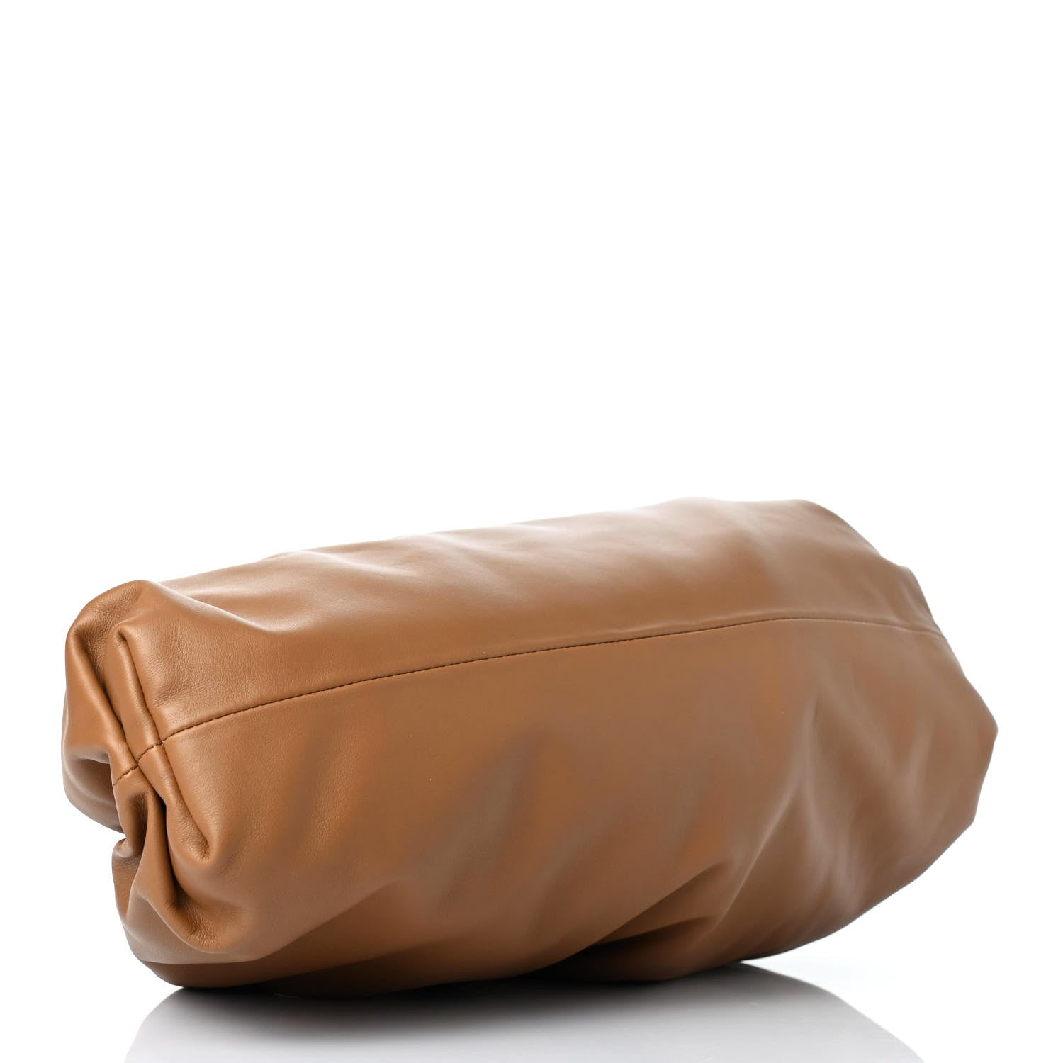 Bottega Veneta Smooth Butter Calf The Pouch Oversized Clutch Cammello 3 of 4