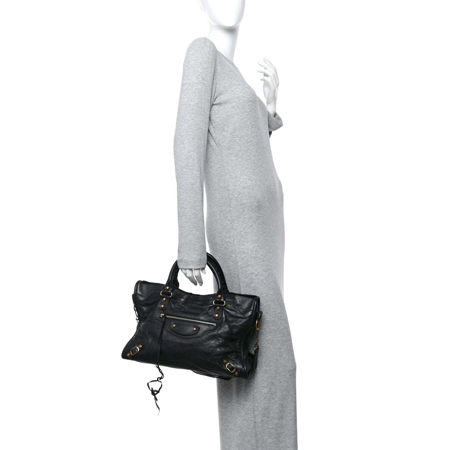 Balenciaga Agneau Classic Gold Hardware City Black 2 of 20