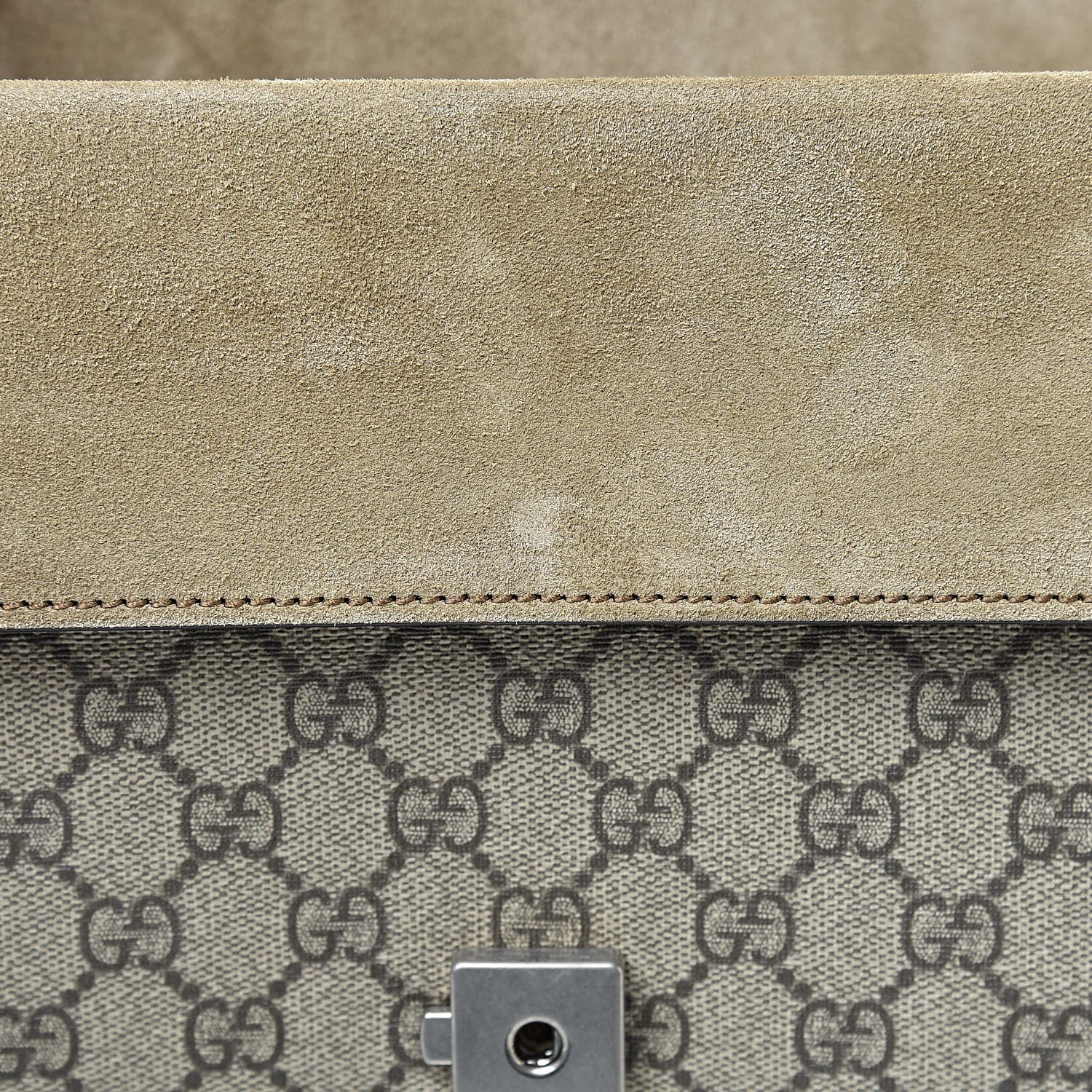 Gucci GG Supreme Monogram Small Dionysus Shoulder Bag Taupe 13 of 13