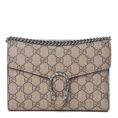 Gucci GG Supreme Monogram Mini Dionysus Chain Wallet Beige Pink 1 of 15