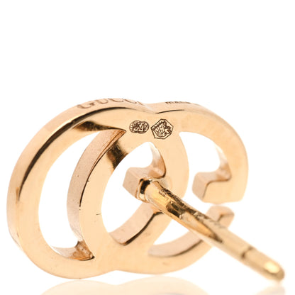 Gucci 18K Yellow Gold GG Tissue Stud Earrings 4 of 5
