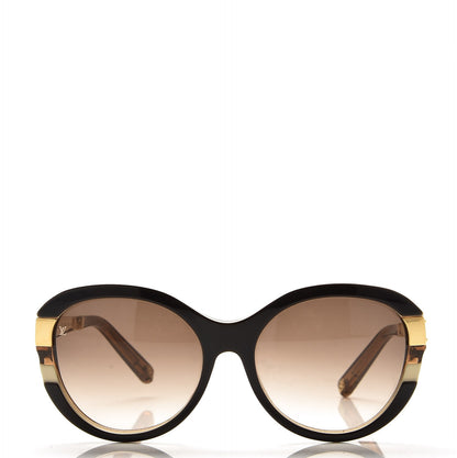 Louis Vuitton Petit Soupcon Cat Eye Sunglasses Z0487E Brown 2 of 7
