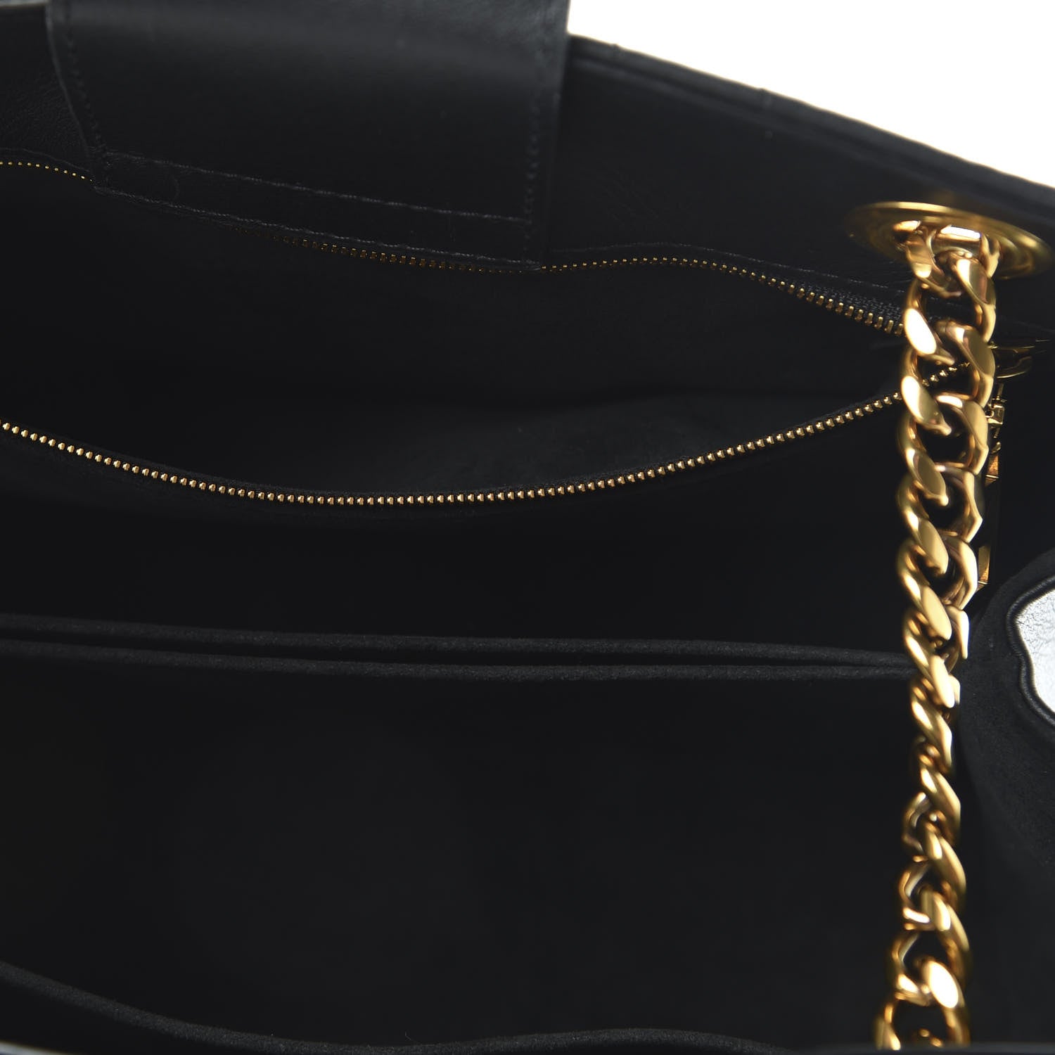 Louis Vuitton Calfskin New Wave Chain Tote Black 5 of 12