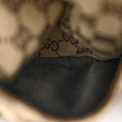 Gucci GG Monogram Double Pocket Belt Bag Dark Brown 6 of 15