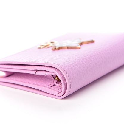 Gucci Dollar Calfskin Bosco Card Case Wallet Malva 10 of 12