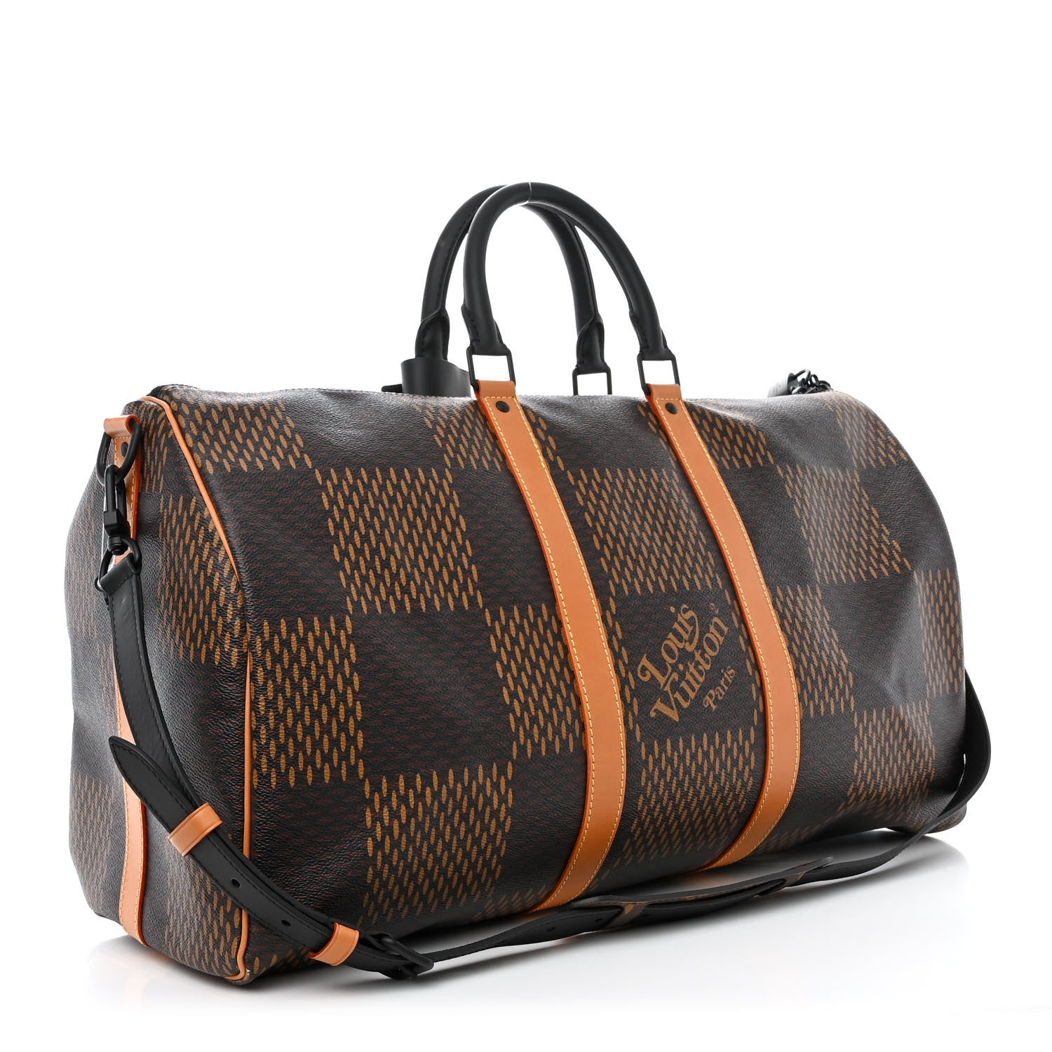 Louis Vuitton x Nigo Giant Damier Ebene Monogram Keepall Bandouliere 50 3 of 10