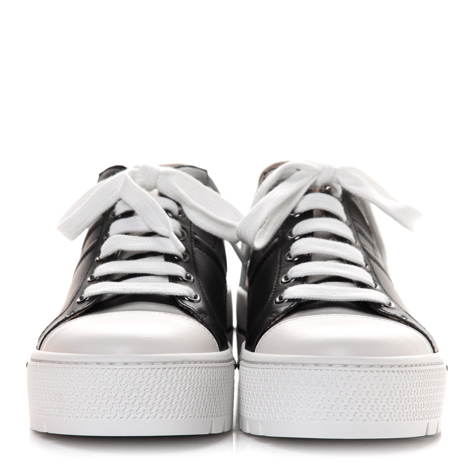 Hermes Calfskin Womens Voltage Sneakers 37 Black 2 of 10