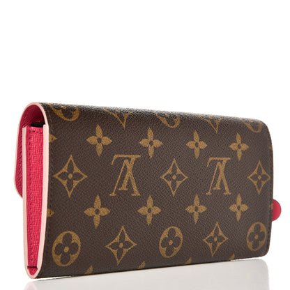 Louis Vuitton Monogram Bloom Flower Emilie Wallet 3 of 7