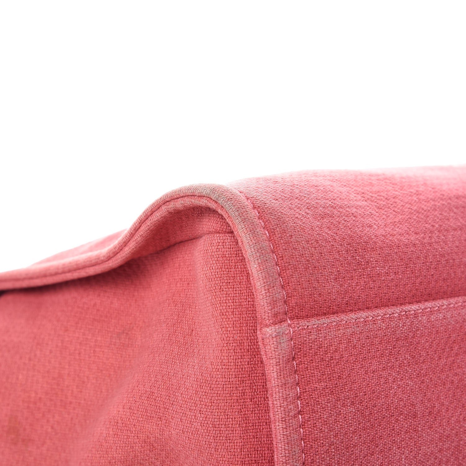 Chanel Canvas Large Deauville Tote Red 12 of 15