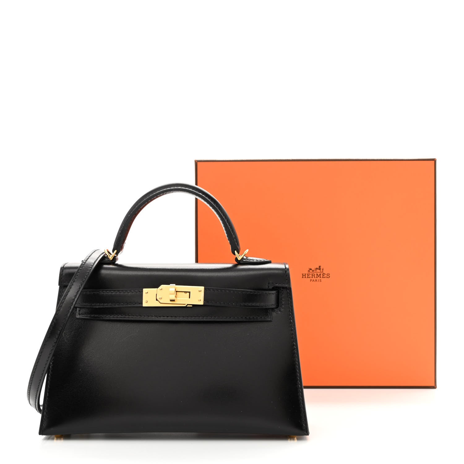 Hermes Box Mini Kelly Sellier 20 Black 11 of 11
