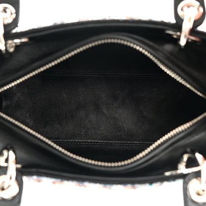 Christian Dior Sequin Medium Lady Dior Black Multicolor 5 of 15