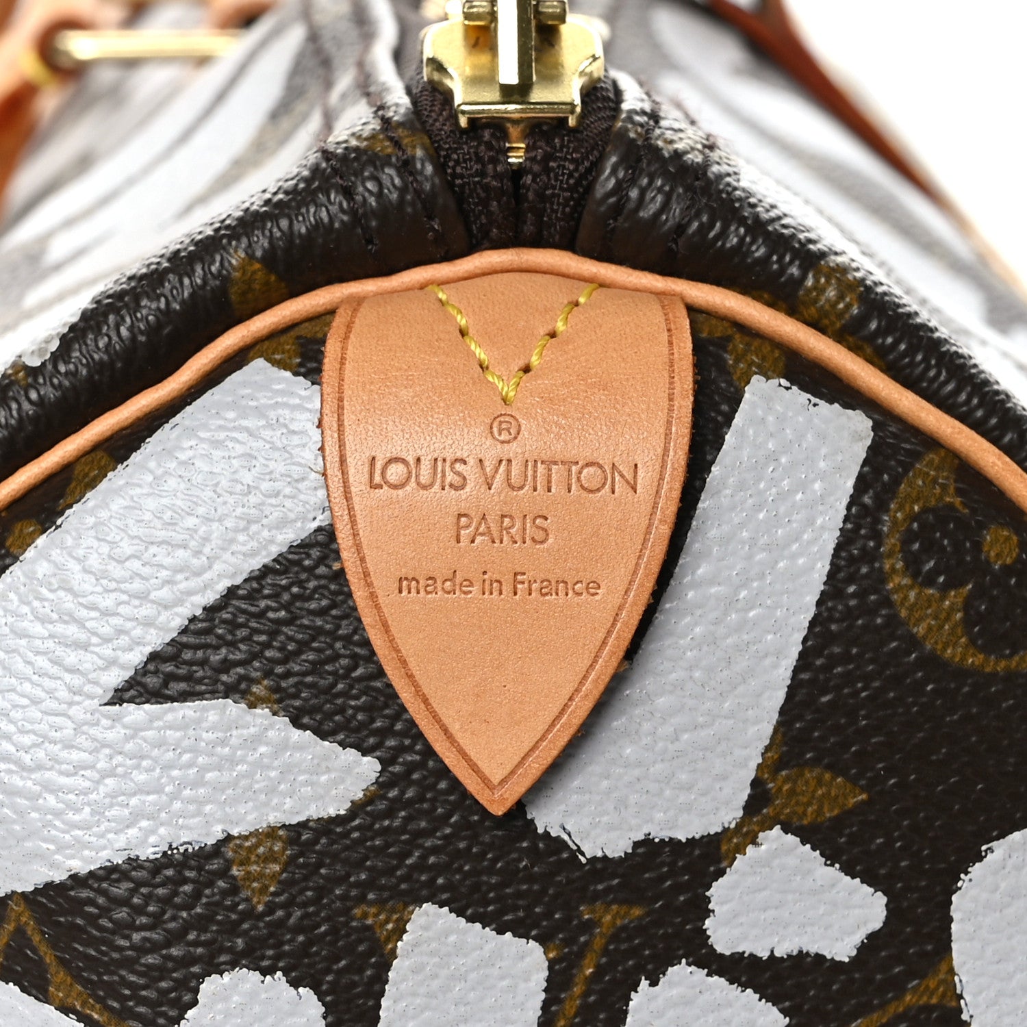 Louis Vuitton Monogram Graffiti Keepall 50 Silver 5 of 10