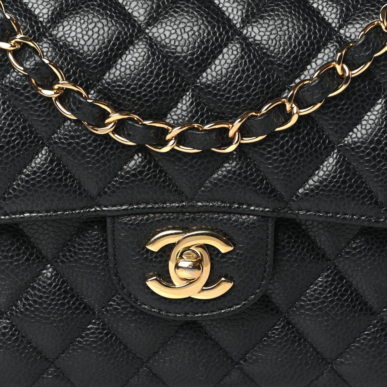 Chanel Caviar Quilted Small Double Flap Black 8 of 11