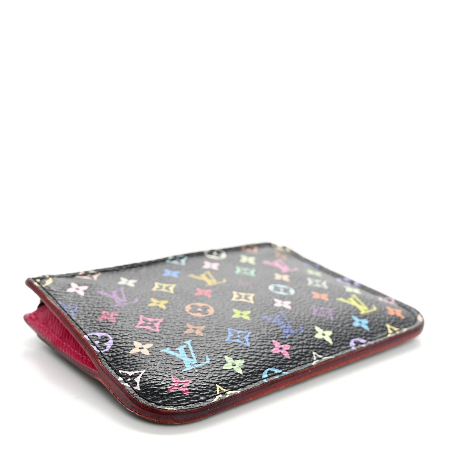 Louis Vuitton Monogram Multicolor Key Pouch Black Grenade 4 of 14