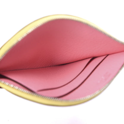 Hermes Chevre Mysore Paddock Change Purse Rose Confetti Brique 4 of 6