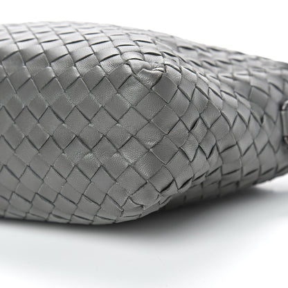 Bottega Veneta Nappa Intrecciato Small Camera Bag New Light Grey 9 of 13